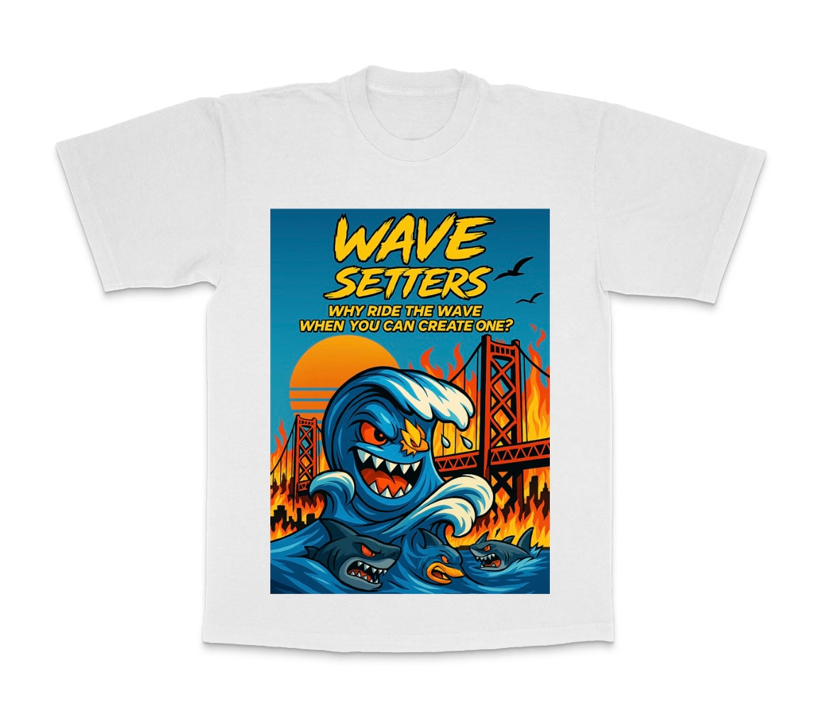 Golden Gate Setters White Tee