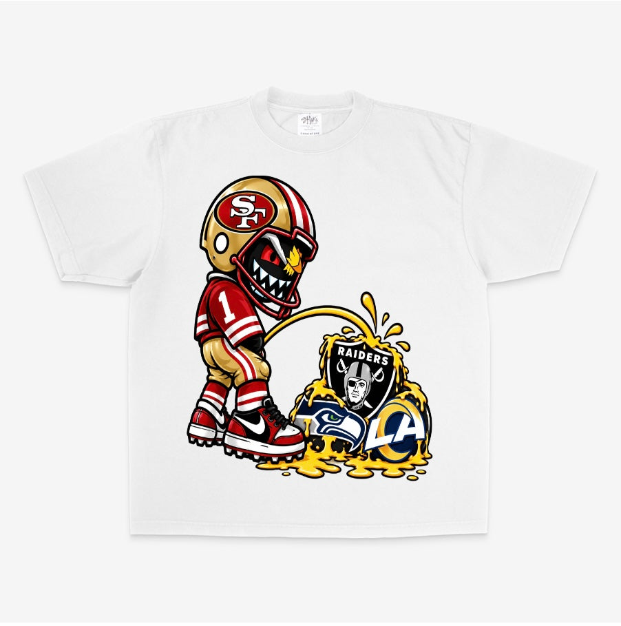 The Faithful Setters Oversize Tee White